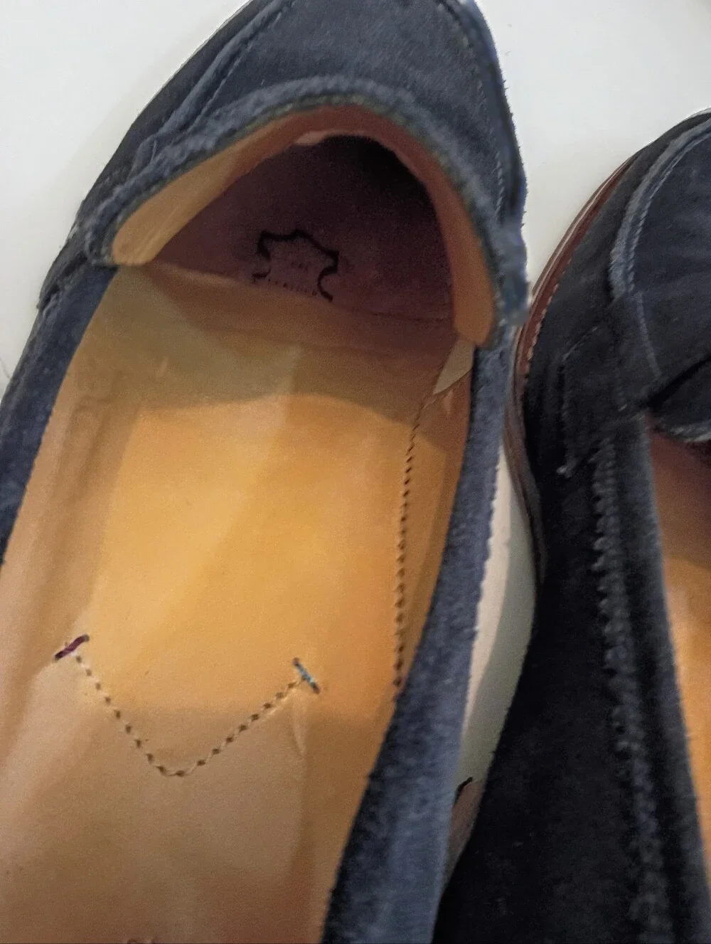 Paul Smith Loafer's Luxury Suede  Leather Shoes Men’s  UK 9